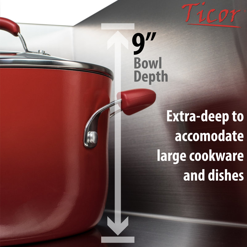 Ticor Sinks Pacific Series 18'' W Double Bowl Stainless Steel